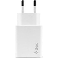T.tec 2SCS22B Ttec Smartcharger Pd Type-C 20W Seyahat Hızlı Şarj Aleti Beyaz