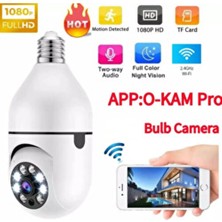 O-kam 4045 Blub Lamba Robot Kamera 4mm Lens Wifili Okam Pro Uygulama