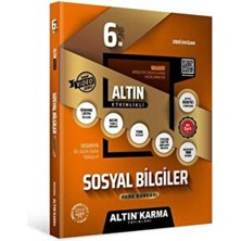 Altın Karma Yayınları Altın Karma 6.sınıf Sosyal Bilgiler Altın Etkinlikli Kazanım Sb (Zeki Doğan)
