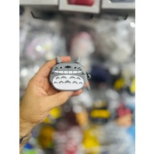 Dmay Apple Airpods Pro 3. Nesil (2025) Uyumlu Figürlü Silikon Kılıf Anahtarlıklı Kılıf