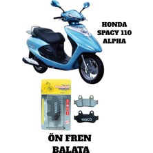 Yasco Honda Spacy 110 Yarı Sinterli Ön Fren Balatası
