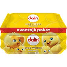 2 Adet  Dalin Kapaklı Islak Havlu 56*3