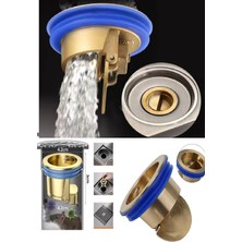 MCM Group Otomatik Açılıp Kapanır Tek Yönlü Duş Valfi Gider Süzgeci Böcek Koku Önleyici Tahliye Kapağı