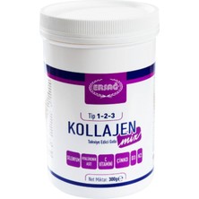 Ersağ Kollajen Mix (Tip 1-2-3) 300 gr Orijinal Helal Organik - Sabunluk Hediyemiz 2066-09