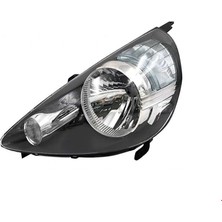 Honda Jazz 2002-2005 Sol Ön Far Siyah