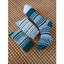 Rocks For Desenli Kalın Viskon Elit 2' Li Kadın Çorap