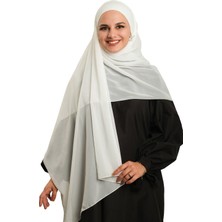 Hürrem Bone Krem Pratik Hazır Geçmeli Bone Şal Şifon Düz 2506_40