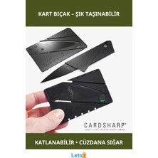 Letsii Paslanmaz Çelik Kredi Kartı Şeklinde Taşınabilir Kart Bıçak