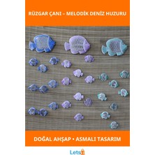 Letsii Ahşap Balıklı Asmalı Rüzgar Çanı