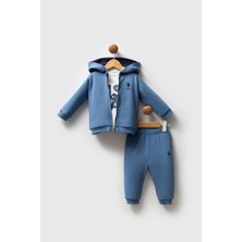 Budi Home U.s. Polo Assn 3'lü Takım USB2558 Mavi