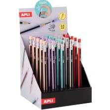 Apli Kalem-Aplı Mekanık Kursun Kalem 2 mm 5 Renk Seçeneği Ile (Adet) Fiyatı