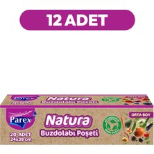 Parex Natura Buzdolabı Poşeti Orta Boy 20’li Onikili Paket