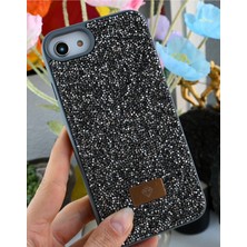 Go Aksesuar Iphone 6 - 7 - 8 - Se 2020 - Se 2022 Uyumlu Elmas Tasarımlı Taşlı Işıltılı Parlak Pırlanta Kılıf