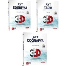 3D Yayınları 2024 Ayt 3D Soru Bankası Edebiyat Tarih Coğrafya