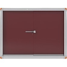 Panda 90X120 cm Kilitli ve Sürgülü Alüminyum Çerçeve Camlı Ilan Duyuru Panosu