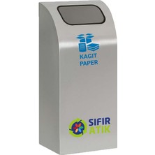 Nil Banyo Üstüner Geri Dönüşüm Kutusu Pasl. Duvar Tip 26*80*30CM