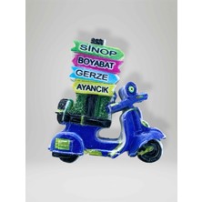 Mundy Sinop Boyabat Gerze Ayancık Temalı Kabartmalı Polyester Magnet Buzdolabı Süsü 6,5 cm x 7cm (KOD:982)