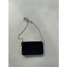 Senza Vedere Noa Boncuk Detaylı Süet El, Omuz ve Çapraz Çanta