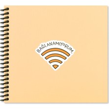 Kitabevimden Keskin Color Sticker Defter Hisli Şeyler 16X15 50 Yp Çizgili Stickerli Defter Bağlanamıyorum