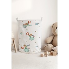 Talia Home Küçük Prens Desenli Çocuk ve Bebek Odası Düzenleyici Oyuncak Veya Kirli Sepeti TLAS-308