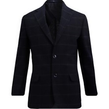 Uki Lacivert Casual Ceket