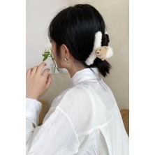 H&E Design Sevimli Ayı Peluş Fiyonk Mandal Toka