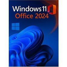 Microsoft Office 2024 Professional Plus + Windows 11 Professional Dijital Key Ömür Boyu