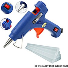  sıcak silikon tabancası koruma anahtarlı-10 adet silikon tabancası mumu – sıcak hava tabancası