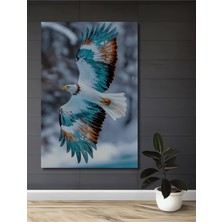 Teona Ahşap Kuşların Özgürlüğü Yağlı Boya Görünümlü Ahşap Dekoratif Tablo Dikdörtgen Tablo