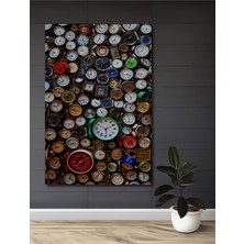 Teona Ahşap Her Tarzın Zamanı Yağlı Boya Görünümlü Ahşap Dekoratif Tablo Dikdörtgen Tablo