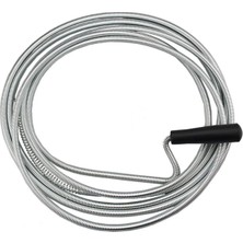 Marsilyan Gider Açma Teli 5 M - Lavabo Küvet ve Duş Tıkanıklığı İçin Profesyonel Spiral