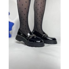 KB-ZN103 Kuback Kömür Rugan Günlük Kadın Babet