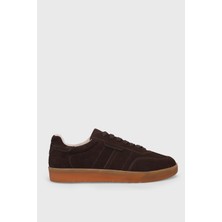 Lufian Pele Erkek Deri Sneaker Ayakkabı Kahverengi
