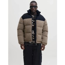 Jack & Jones Jack Jones Flare Teddy Puffer Erkek Ceket 12286050
