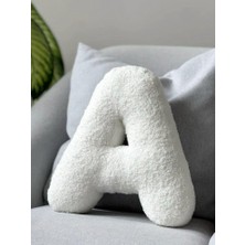 Harmoni Tekstil Harfli Peluş Yastık (HANGİ HARFİ İSTEDİĞİNİZİ SİPARİŞ VERDİKTEN SONRA BELİRTİN LÜTFEN )Sevgiliye Hediye Tasarım Yastık