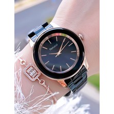 Ferrucci Kadın Kol Saati+Bileklik Özel Seri Çelik Kordon Kararma Renk Atma Yapmaz Bilekte.f.03