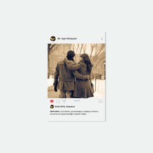 Tuffy Design Kişiye Özel Instagram Anı Kartı - 4 Adet