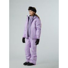 The North Face Lastikli Bel Lila Kız Çocuk Kayak Pantolonu NF0A88UHQZI1-G Freedom Insulated Pa
