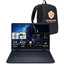 Dell Alienware 16 Aurora Intel Core 5 210H 128GB 4tb SSD RTX4050/6GB 85W 16" Qhd+ 120Hz W11P Taşınabilir Bilgisayar & Per4 Çanta AC16250C516512WP450