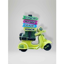 Mundy Sinop Boyabat Gerze Ayancık Temalı Kabartmalı Polyester Magnet Buzdolabı Süsü 6,5 cm x 7cm (KOD:985)