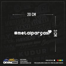 Metal Parçası Sticker - Sarı