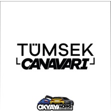Okyay Works Tümsek Canavarı Sticker - Siyah - Araba-Motosiklet Etiket Sticker