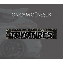 Okyay Works Ön Cam Güneşliği - Araba-Motosiklet Etiket Sticker
