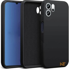 Nezih Case Oppo Reno 14F Uyumlu Kadife Iç Yüzeyli Kamera Korumalı Şık Tasarım Silikon Kapak