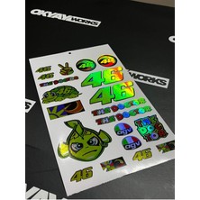Okyay Works Motor Sticker Paket #3 - Araba-Motosiklet Etiket Sticker