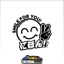Smile Sticker - Siyah