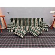 Şark Köşesi Takımı Yer Minderi Oturma Grubu Minder Seti Kollu sedir minderi