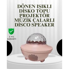 Aspata Store Buğz Sesle Etkileşimli Yıldız Projektörlü Gece Lambası – Bluetooth Hoparlörlü, USB Girişli, Dönen Okyanus