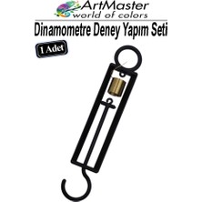 ArtMaster Dinamometre Renkli 1 Adet Deney Proje Yapım Seti Deney Malzemesi Okul Sınıf Deney Proje Tasarım Için Dinomometre Modeli