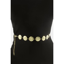 Aspata Store Buğz Noktalı Metal Zincir Kemer